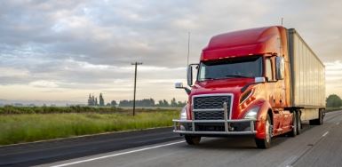 A red truck